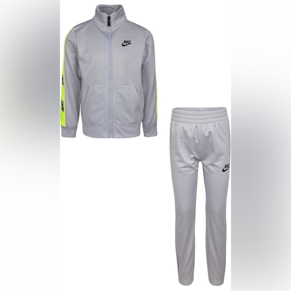 Nike Kids Boys Logo Taping Jacket & Pants 2-Piece Track Set Size 5 NWT